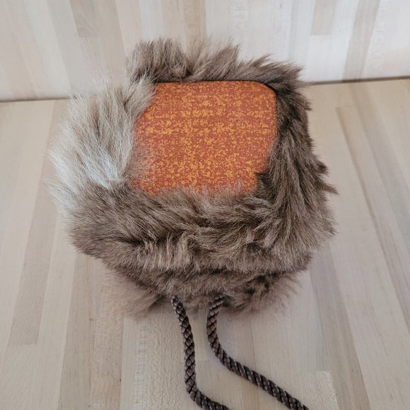 Kangaroo Fur Mini Bag. Vintage - Picture 7 of 8